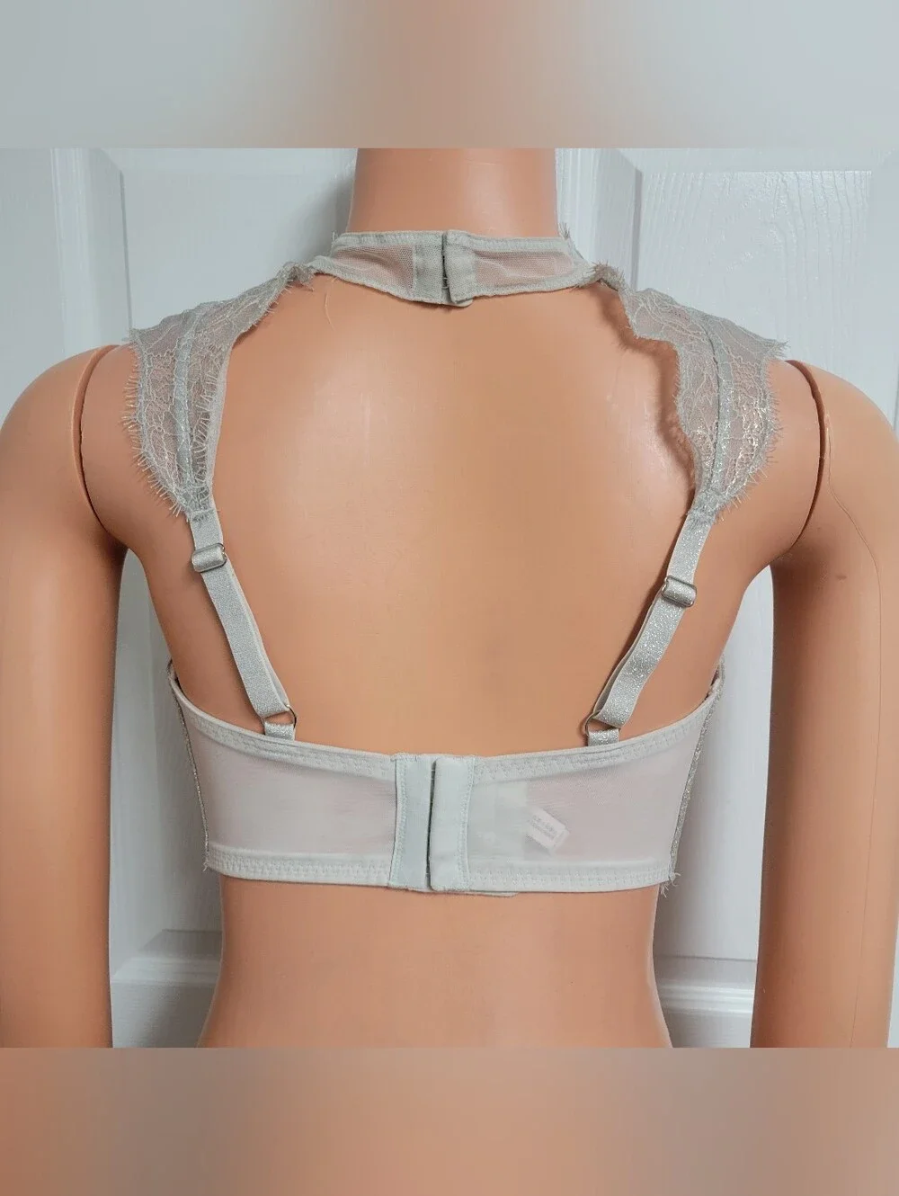 Victoria's Secret Dream Angels Gold High Neck Bralette Size 34DDD/G75